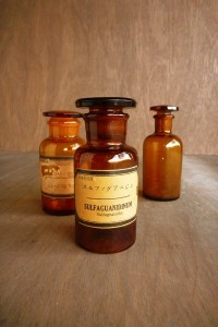 medicine in amber